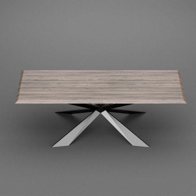 dining table 1 3D Model .c4d .max .obj .3ds .fbx .stl .blend 