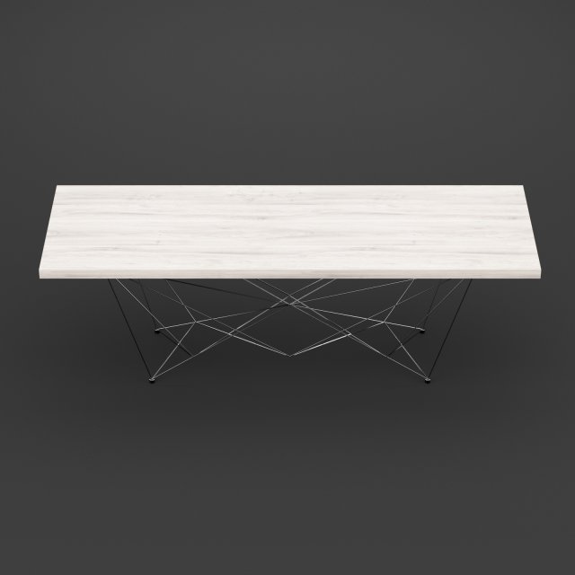 dining table 2 3D 模型 .c4d .max .obj .3ds .fbx .stl .blend 