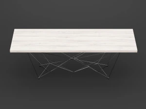 mesa de comedor 2 Modelo 3D