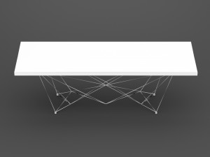 dining table 2 3D 模型