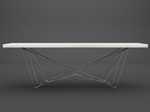 dining table 2 3D 模型