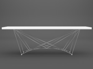 dining table 2 3D 模型