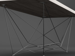 dining table 2 3D 模型
