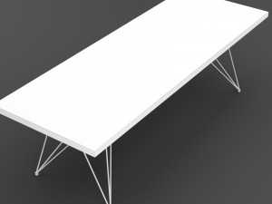 dining table 3 Modèle 3D