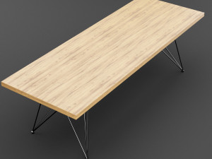 dining table 3 Modèle 3D