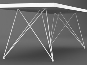 dining table 3 Modèle 3D
