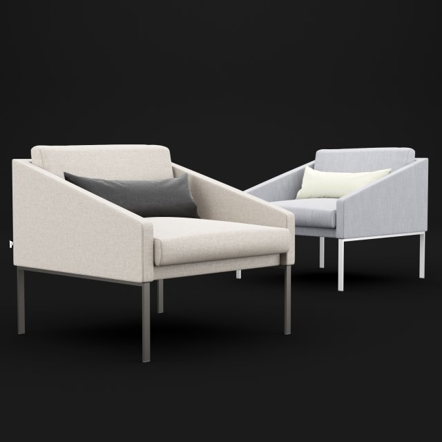 bt design solo single chair Model 3D .c4d .max .obj .3ds .fbx .stl .blend 