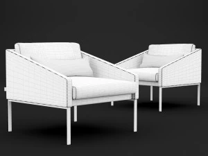 bt design solo single chair 3D Model