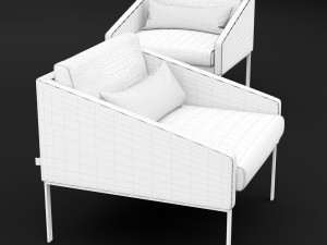 bt design solo single chair Model 3D