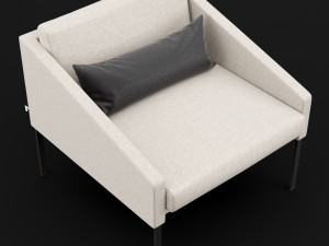 bt design solo single chair Model 3D