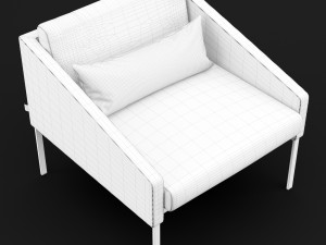 bt design solo single chair Model 3D