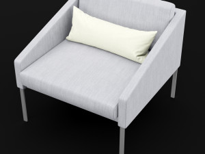 bt design solo single chair Model 3D