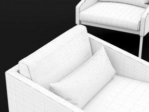 bt design solo single chair Model 3D