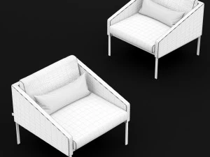 bt design solo single chair 3D Model