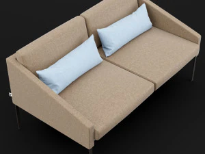 bt design solo double 142 sofa 3D Model