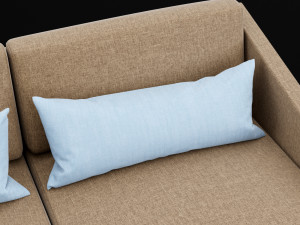 bt design solo double 142 sofa Modello 3D