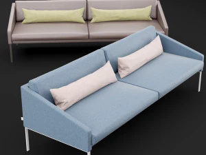 bt design triple 222 sofa 3D Model