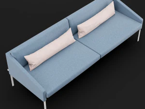 bt design triple 222 sofa 3D Model