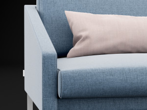bt design triple 222 sofa 3D 模型