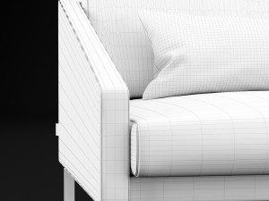 bt design triple 222 sofa 3D 模型
