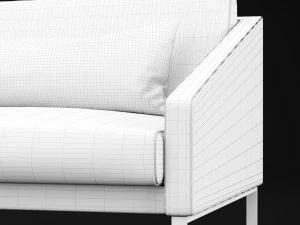 bt design triple 222 sofa 3D Model