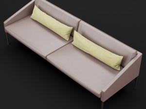 bt design triple 222 sofa 3D 模型