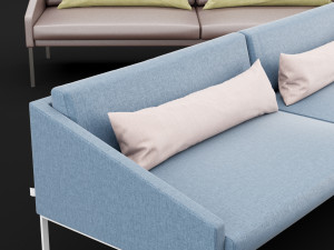 bt design triple 222 sofa 3D 模型