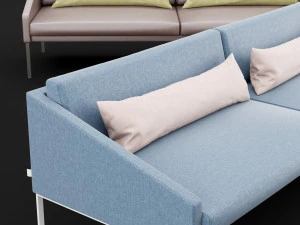 bt design triple 222 sofa 3D Model