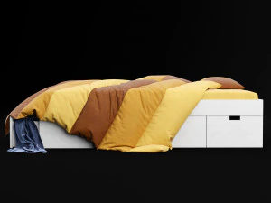 modern bed 10 3D Model