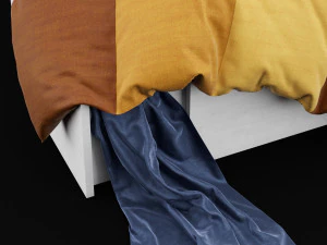 modern bed 10 3D Model