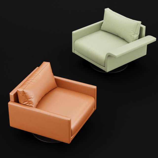 sofa mabel comfort lounge single bt design 3D Model .c4d .max .obj .3ds .fbx .stl .blend 