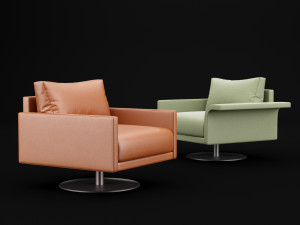 sofa mabel comfort lounge single bt design 3D Model