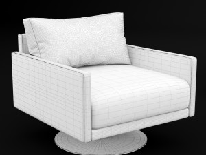 sofa mabel comfort lounge single bt design 3D Model
