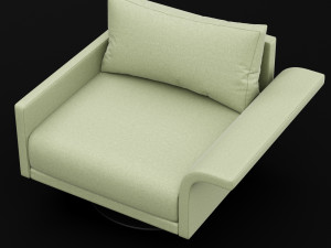 sofa mabel comfort lounge single bt design 3D Model