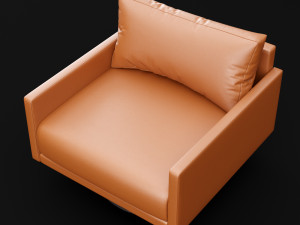 sofa mabel comfort lounge single bt design 3D Model