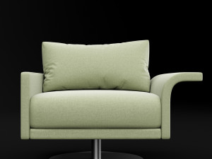 sofa mabel comfort lounge single bt design 3D Model