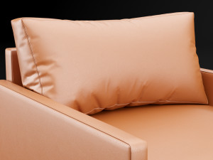 sofa mabel comfort lounge single bt design 3D Model