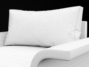 sofa mabel comfort lounge single bt design 3D Model