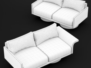 sofa mabel comfort lounge double bt design Model 3D