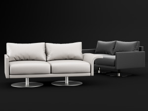 sofa mabel comfort lounge double bt design Model 3D