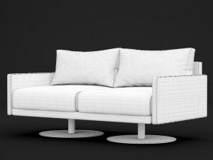 sofa mabel comfort lounge double bt design Model 3D