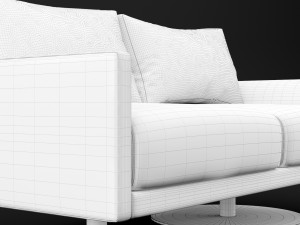 sofa mabel comfort lounge double bt design Model 3D