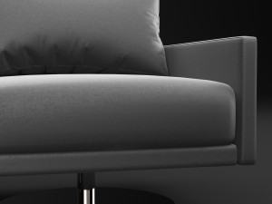 sofa mabel comfort lounge double bt design Model 3D