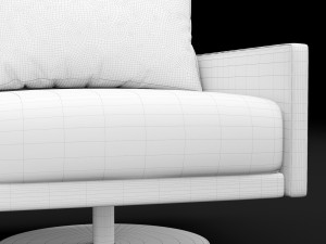 sofa mabel comfort lounge double bt design Model 3D