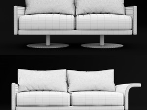 sofa mabel comfort lounge double bt design Model 3D