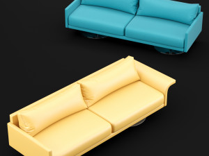 sofa mabel comfort lounge triple bt design 3D-Modell