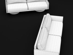 sofa mabel comfort lounge triple bt design 3D 모델