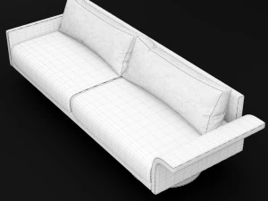 sofa mabel comfort lounge triple bt design 3D Model