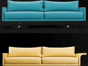 sofa mabel comfort lounge triple bt design 3D Model