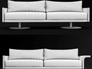 sofa mabel comfort lounge triple bt design 3D Model
